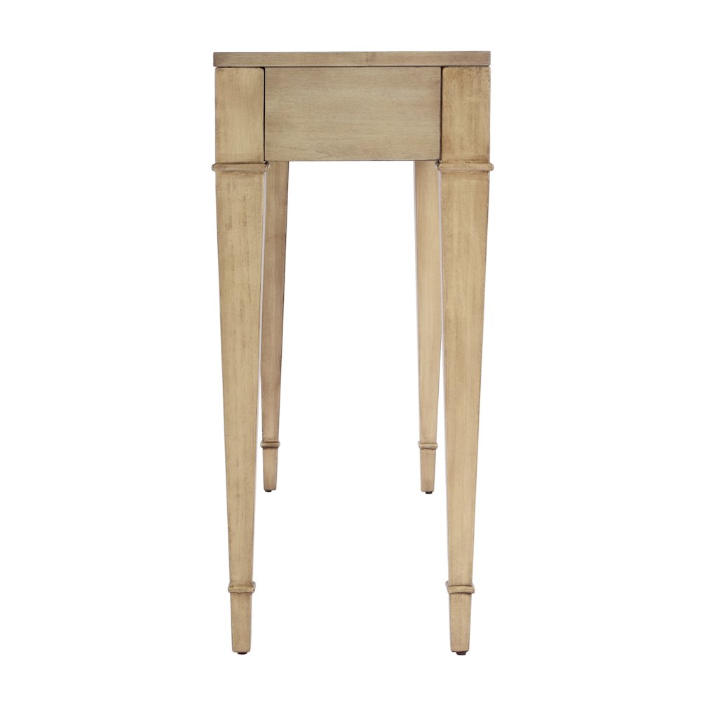 Kai 2 Drawer 45" Wood Console Table, Beige