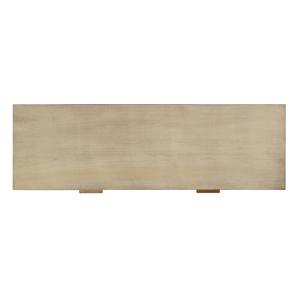 Kai 2 Drawer 45" Wood Console Table, Beige