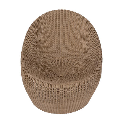 Delmar Rattan Outdoor Nest Chair, Natural