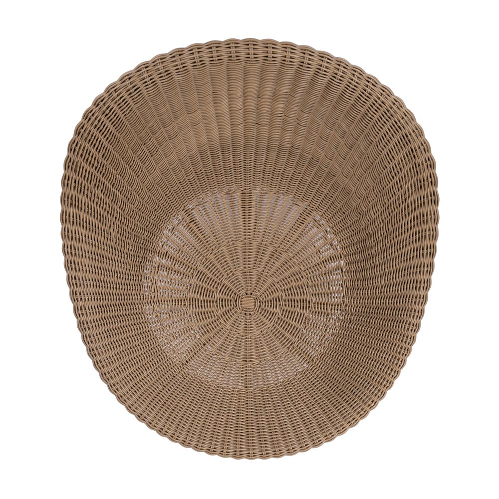 Delmar Rattan Outdoor Nest Chair, Natural