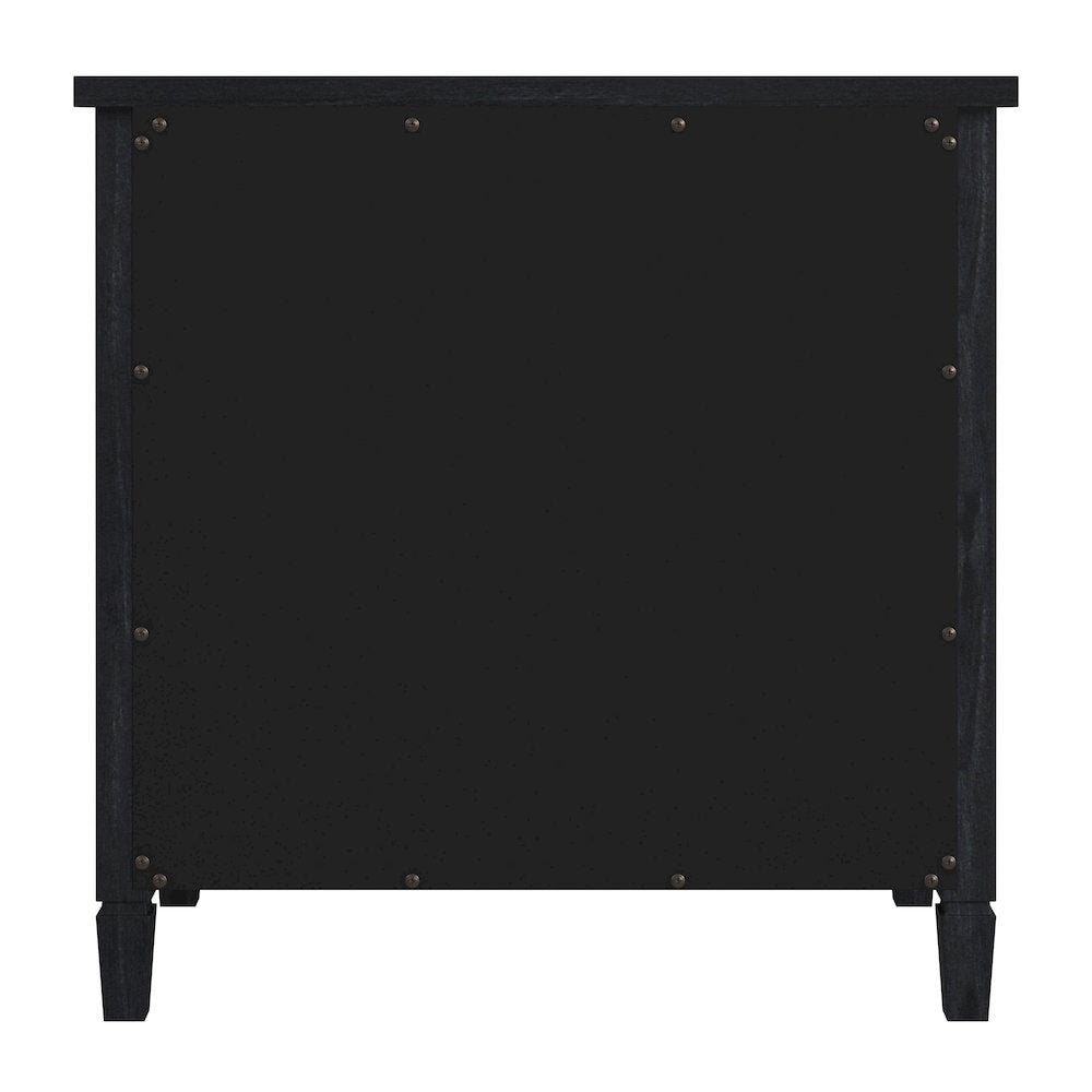 Flagstaff 3-Drawer Dresser, Black