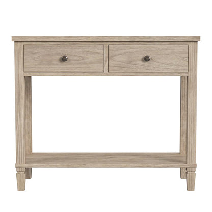 Flagstaff 2-Drawer 36" Console Table, Natural
