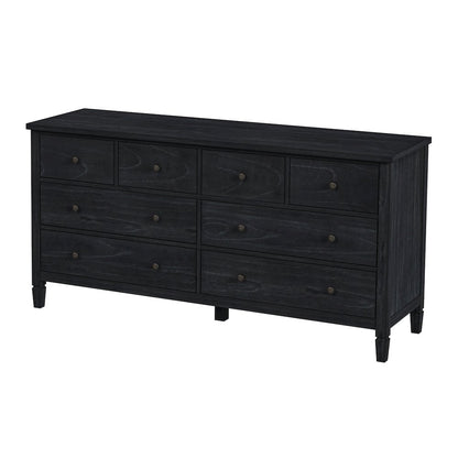Flagstaff 8-Drawer Dresser, Black