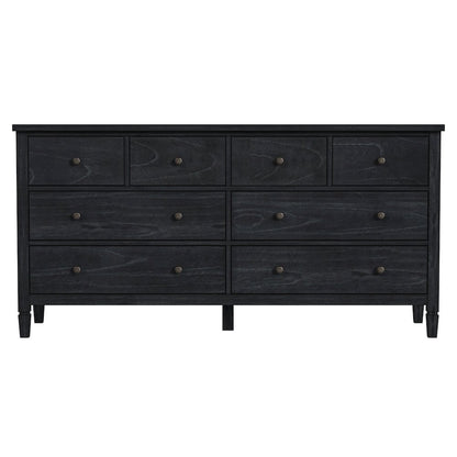 Flagstaff 8-Drawer Dresser, Black