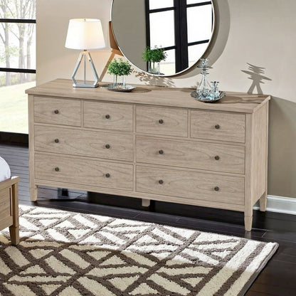 8 Drawer Dresser – Chest of Drawers Wood for Bedroom Storage