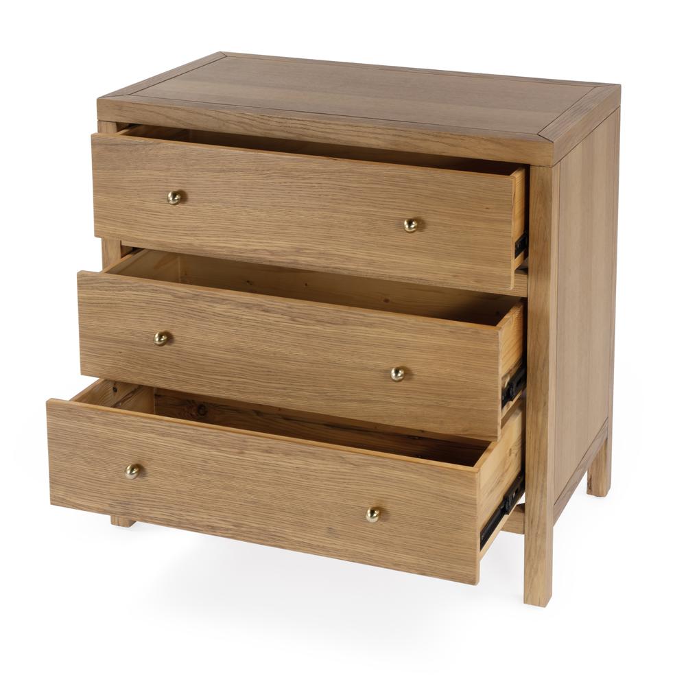 Nora 3-Drawer Chest, Brown