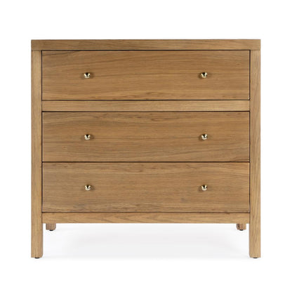 Nora 3-Drawer Chest, Brown