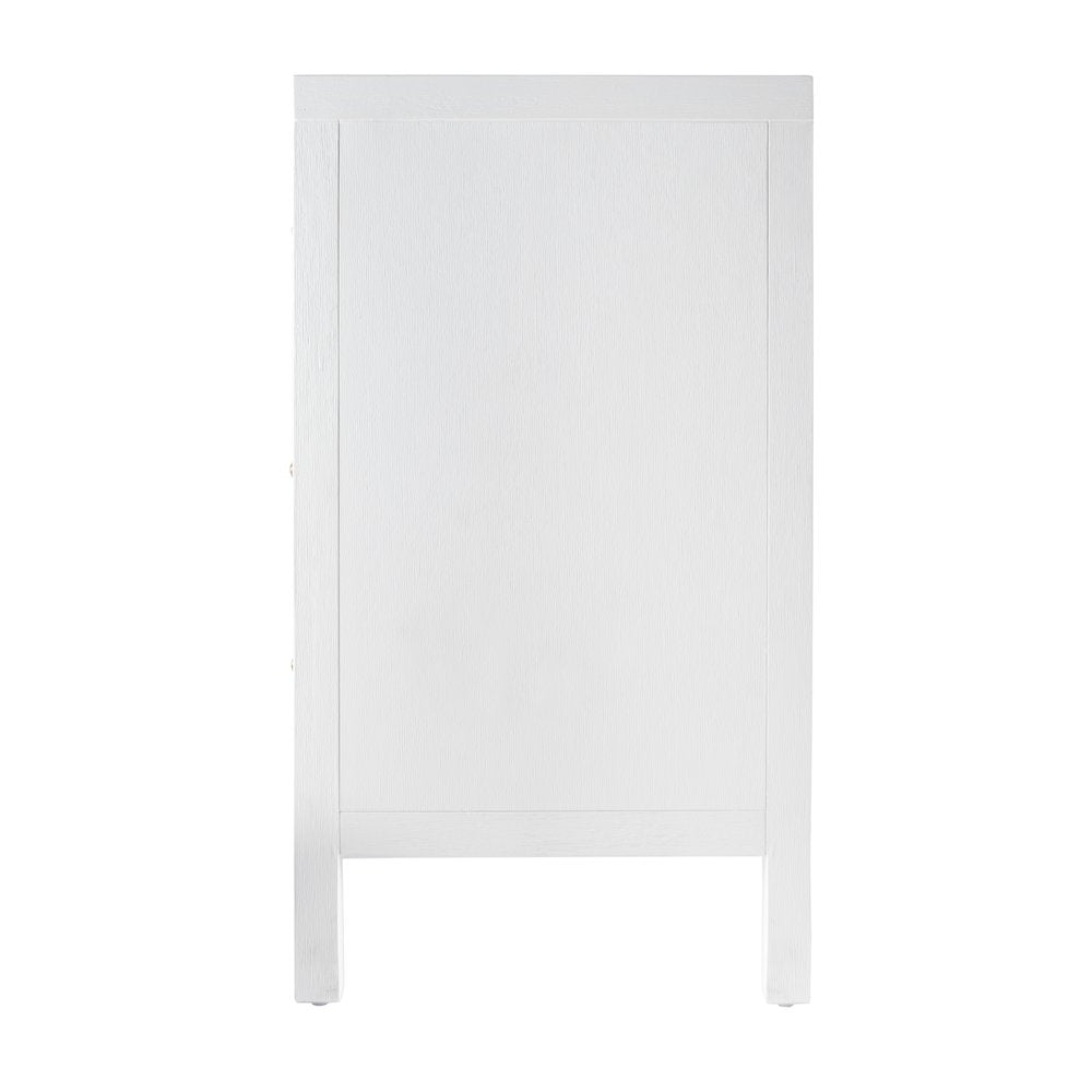 Nora 6-Drawer Dresser, White