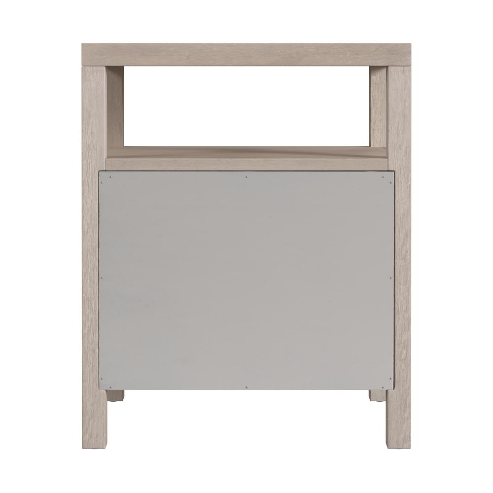 Nora 2-Drawer Nightstand, Taupe