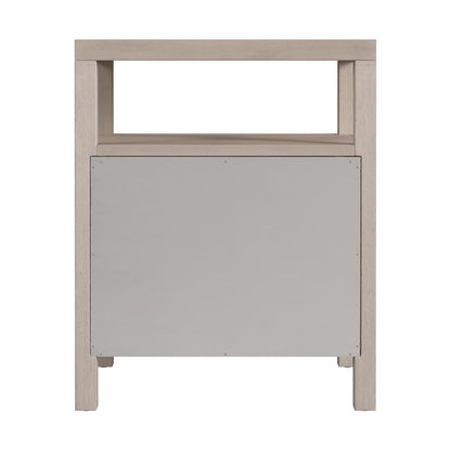 Nora 2-Drawer Nightstand, Taupe