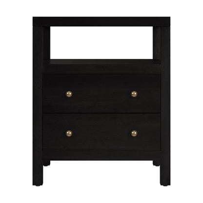 Nora 2-Drawer Nightstand, Coffee