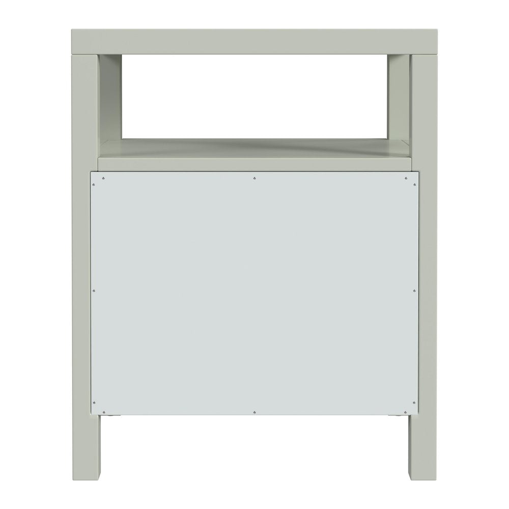 Nora 2-Drawer Nightstand, Green