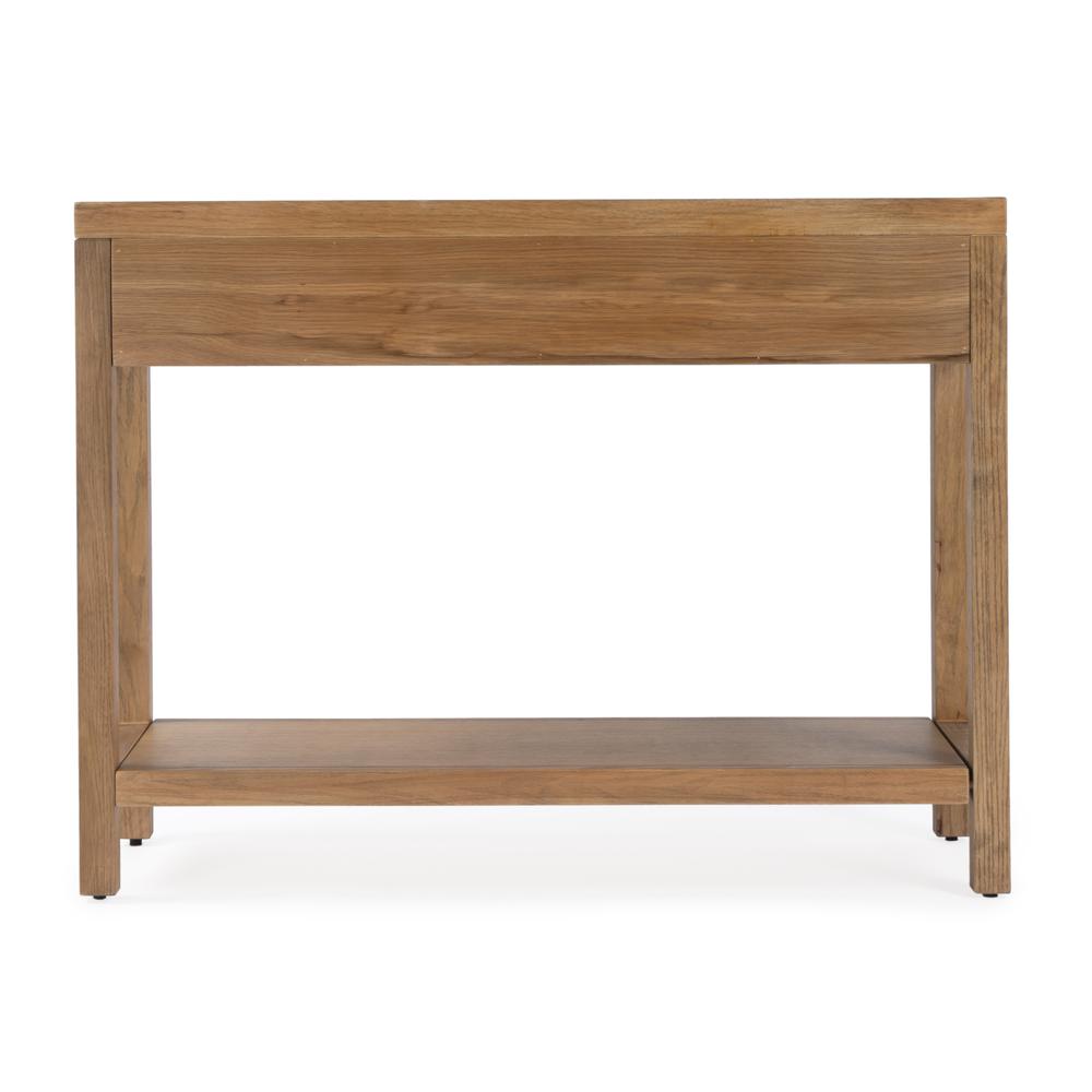 Nora 2 Drawer Console Table, Brown