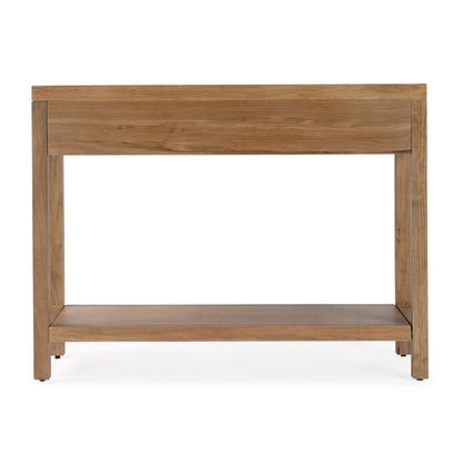 Nora 2 Drawer Console Table, Brown
