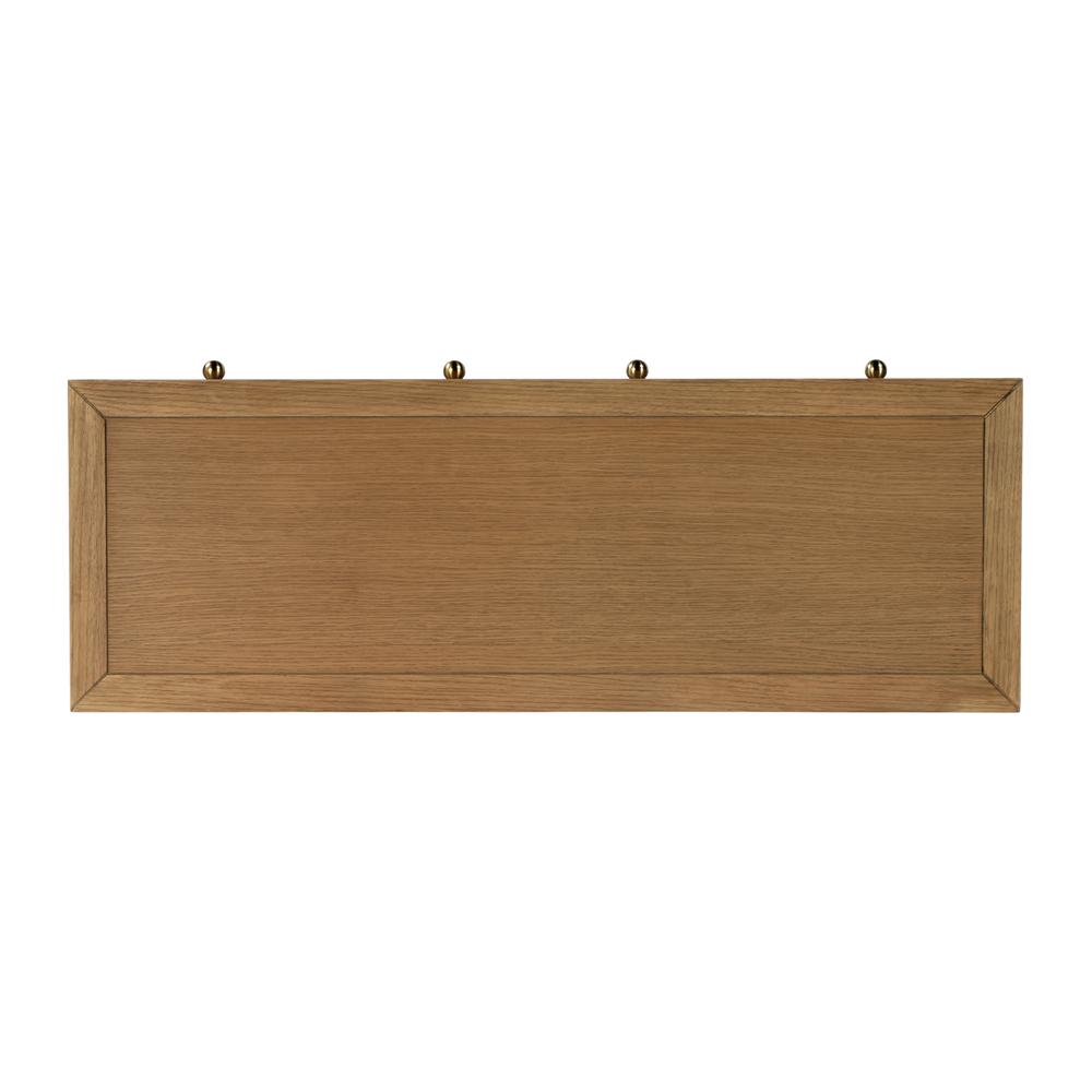 Nora 2 Drawer Console Table, Brown