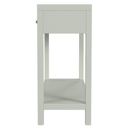 Nora 2 Drawer Console Table, Green
