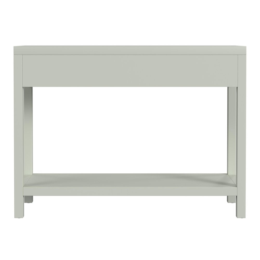 Nora 2 Drawer Console Table, Green