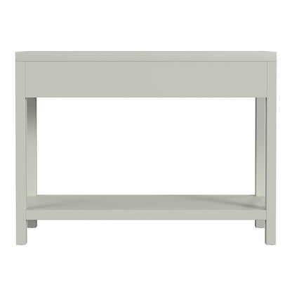 Nora 2 Drawer Console Table, Green