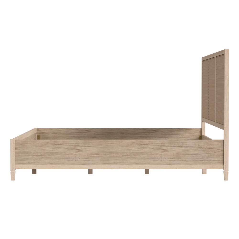 Flagstaff King Size Cane Panel Bed, Natural