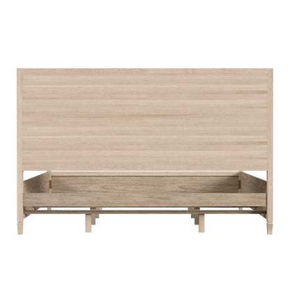 Flagstaff King Size Cane Panel Bed, Natural