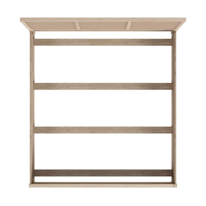 Flagstaff King Size Cane Panel Bed, Natural