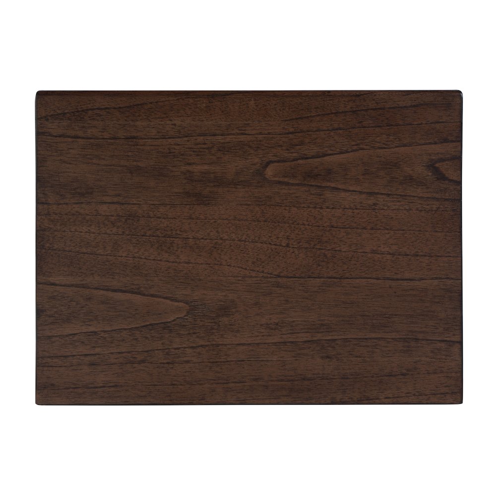 Halmstad 22 in. W Rectangular Wood Panel 3 Drawer Narrow Nightstand, Brown