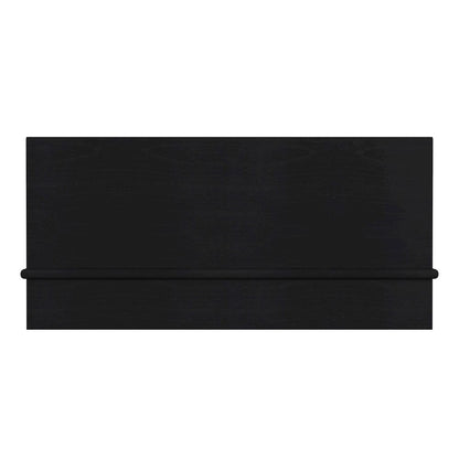 Halmstad Wood Platform King Bed, Black