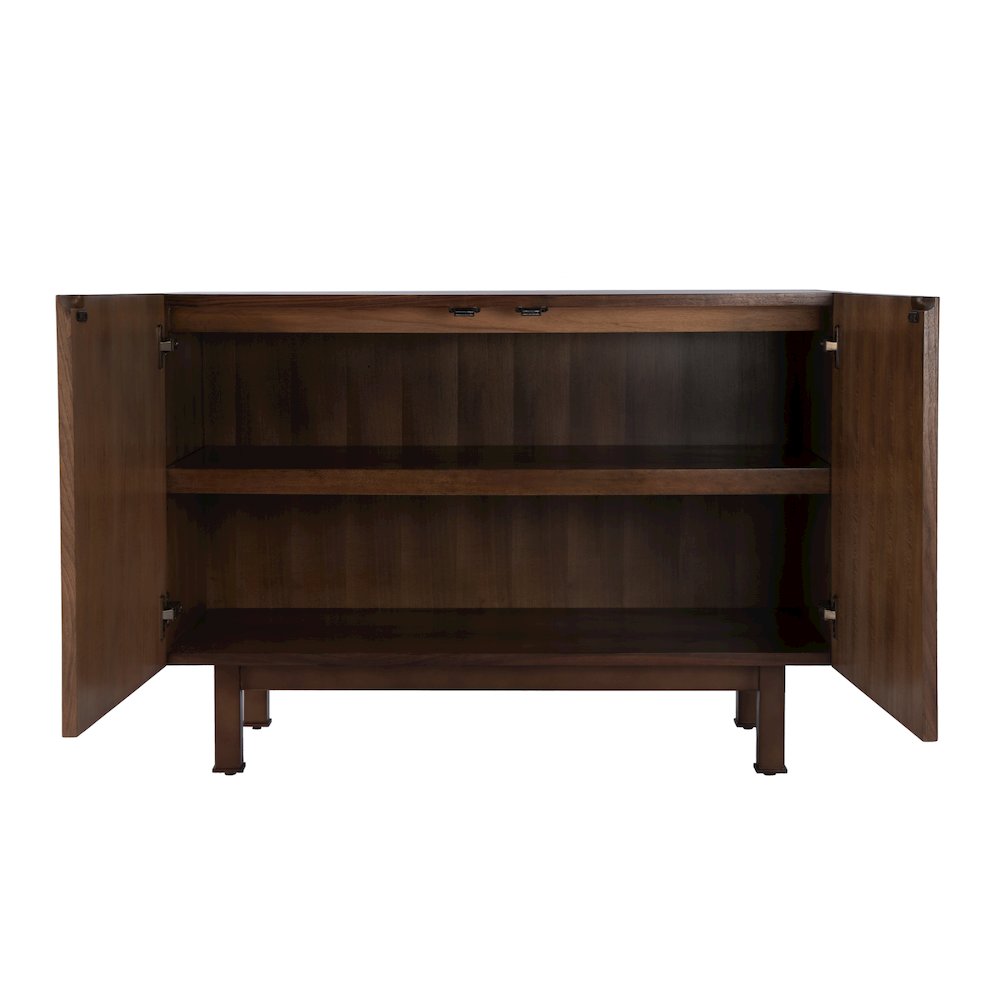 Stefan 2 Door Storage Cabinet, Brown