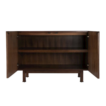 Stefan 2 Door Storage Cabinet, Brown