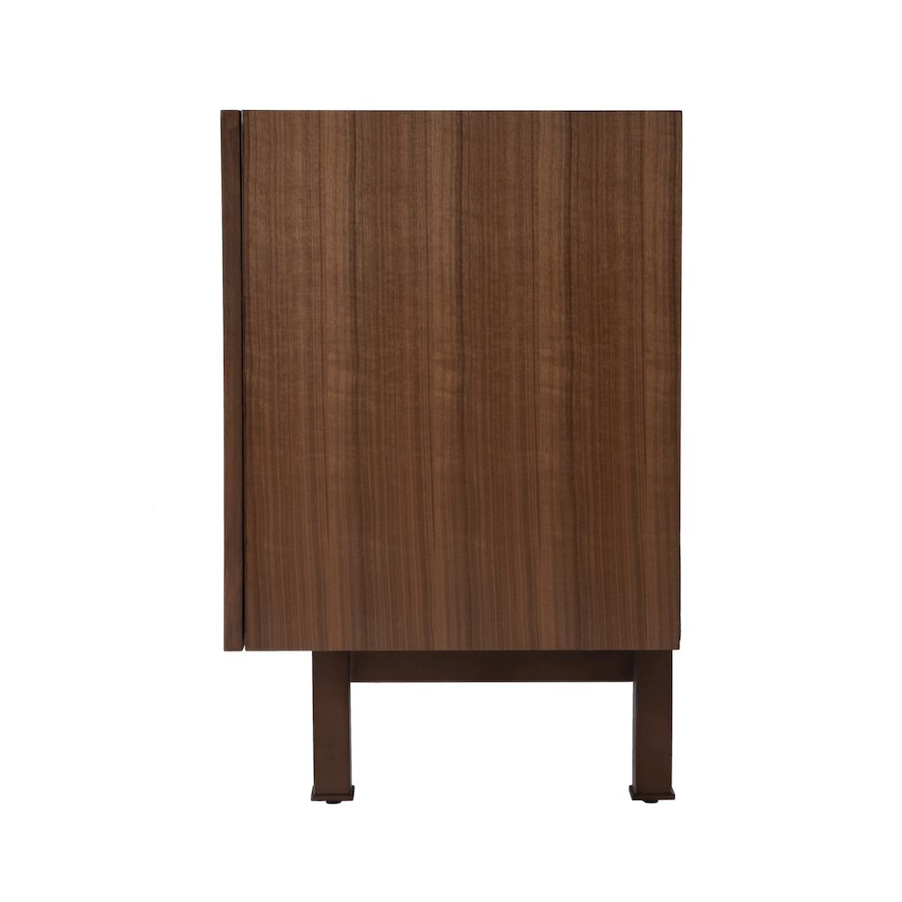 Stefan 2 Door Storage Cabinet, Brown