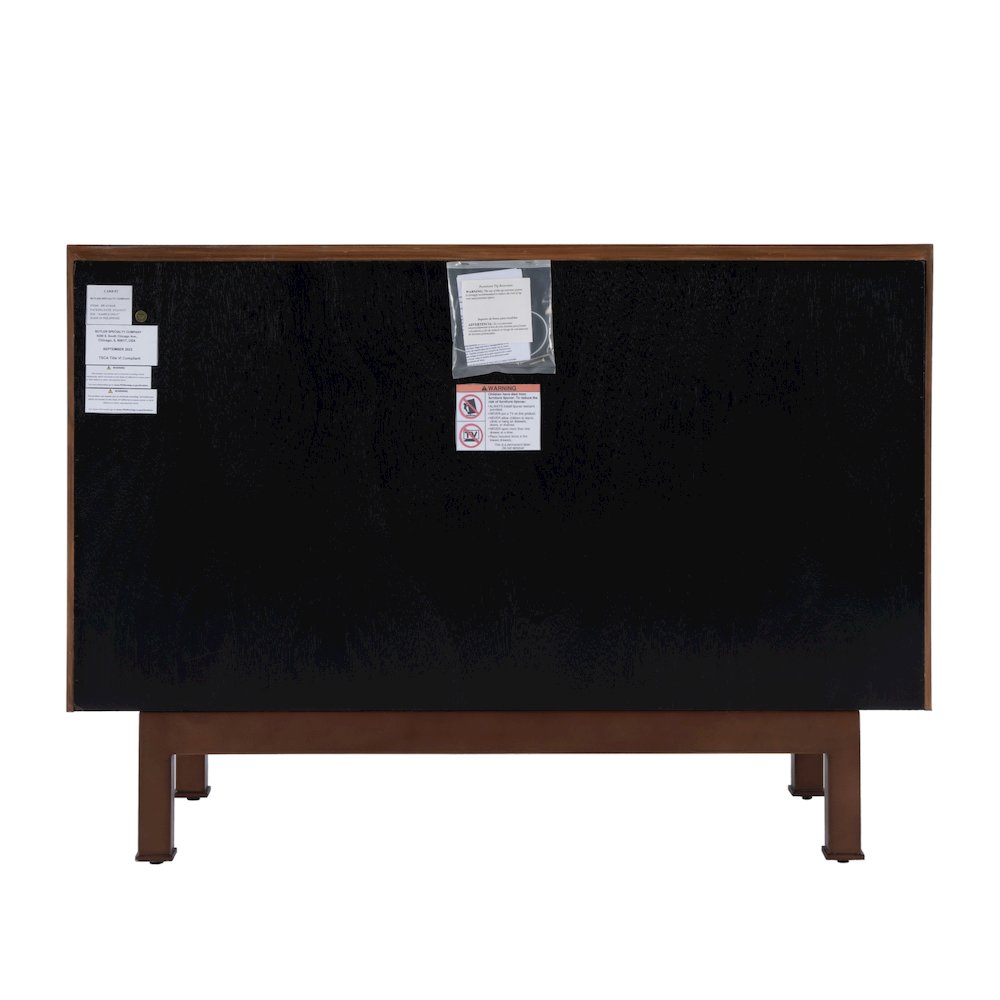 Stefan 2 Door Storage Cabinet, Brown