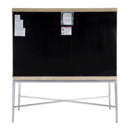 Joanie 2- Door Wine Cabinet, Tan/Beige