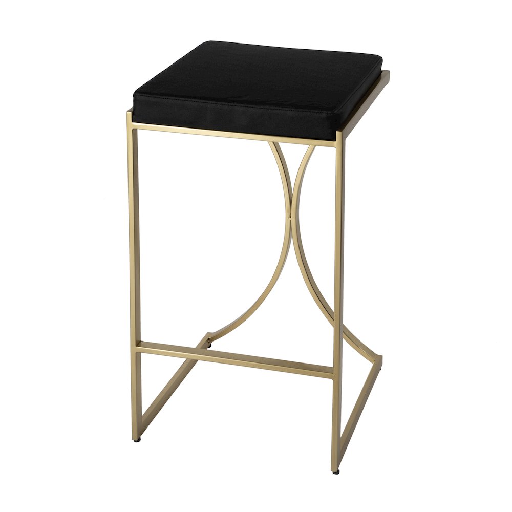 Natalya 31" Bar Stool, Black