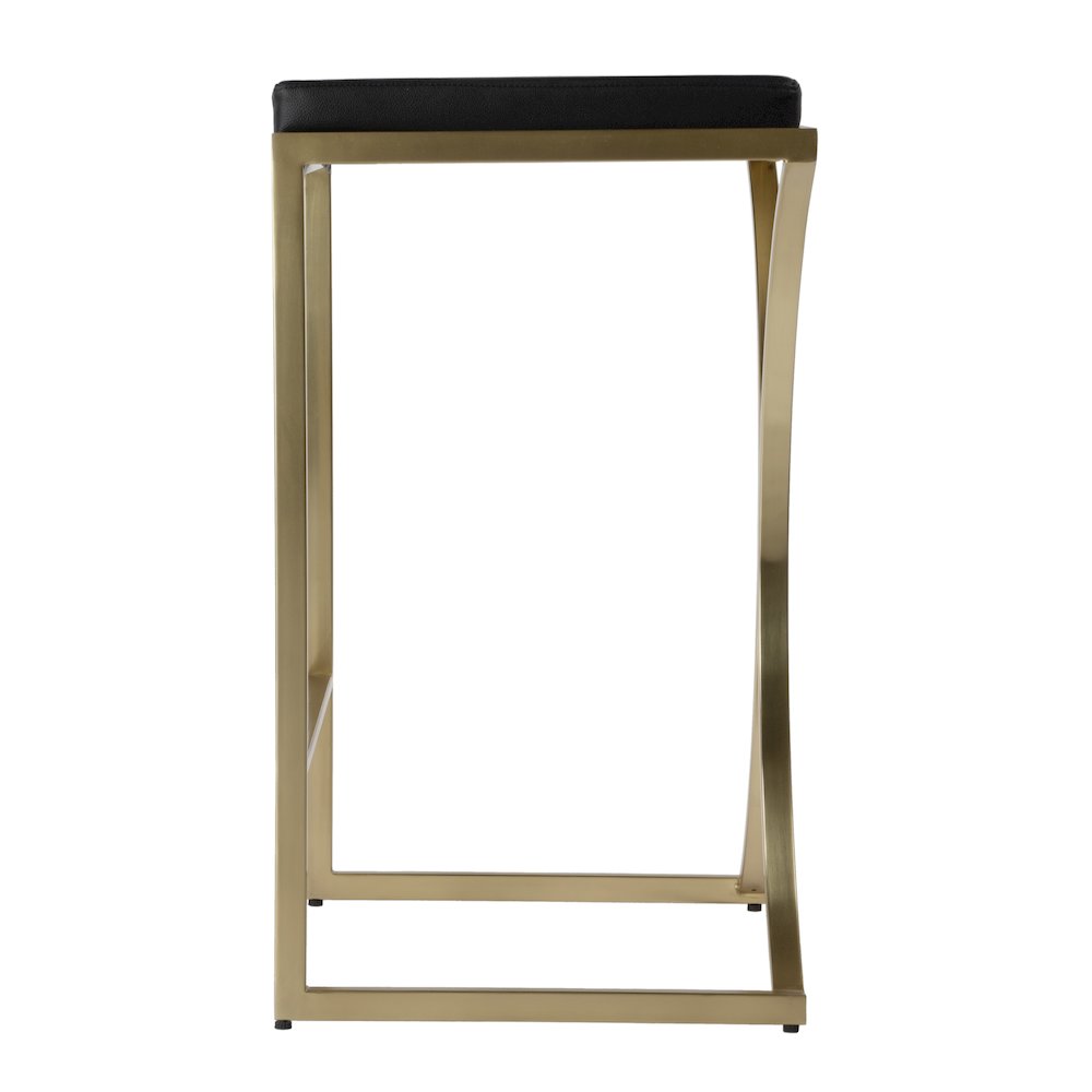 Natalya 31" Bar Stool, Black