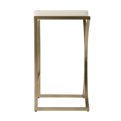 Natalya 31" Bar Stool, White