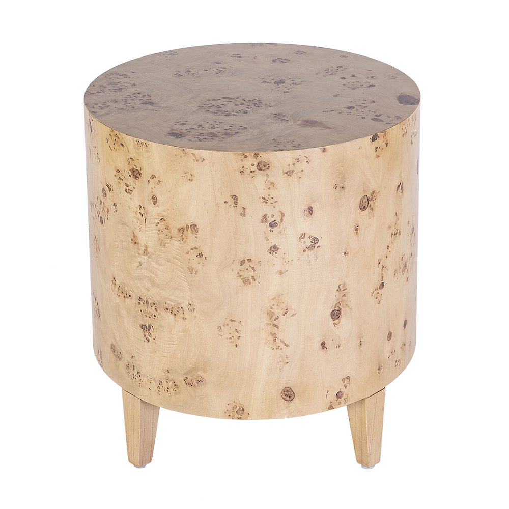 Billie Burl End Table, Brown