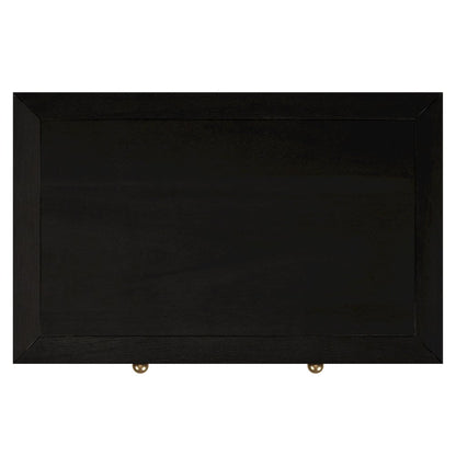 Nora 25 in. W Rectangular Wood 3 Drawer Nightstand, Coffee