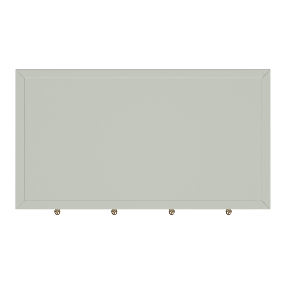Nora 40 in. W Rectangular Wood 2 Drawer Writing Desk, Sage Green