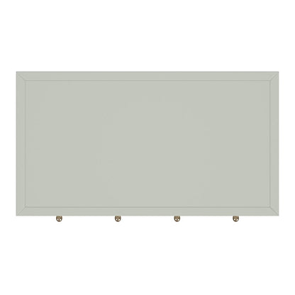 Nora 40 in. W Rectangular Wood 2 Drawer Writing Desk, Sage Green