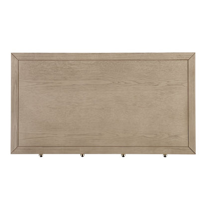 Nora 40 in. W Rectangular Wood 2 Drawer Writing Desk, Light Brown