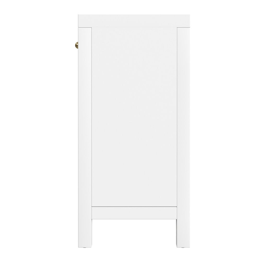 Nora 31 in. W 1 Drawer 2 Door Accent Storage Cabinet, Smooth White