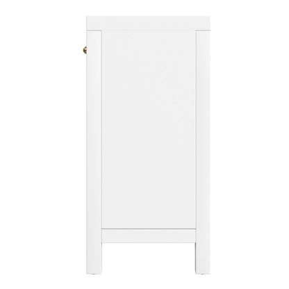 Nora 31 in. W 1 Drawer 2 Door Accent Storage Cabinet, Smooth White