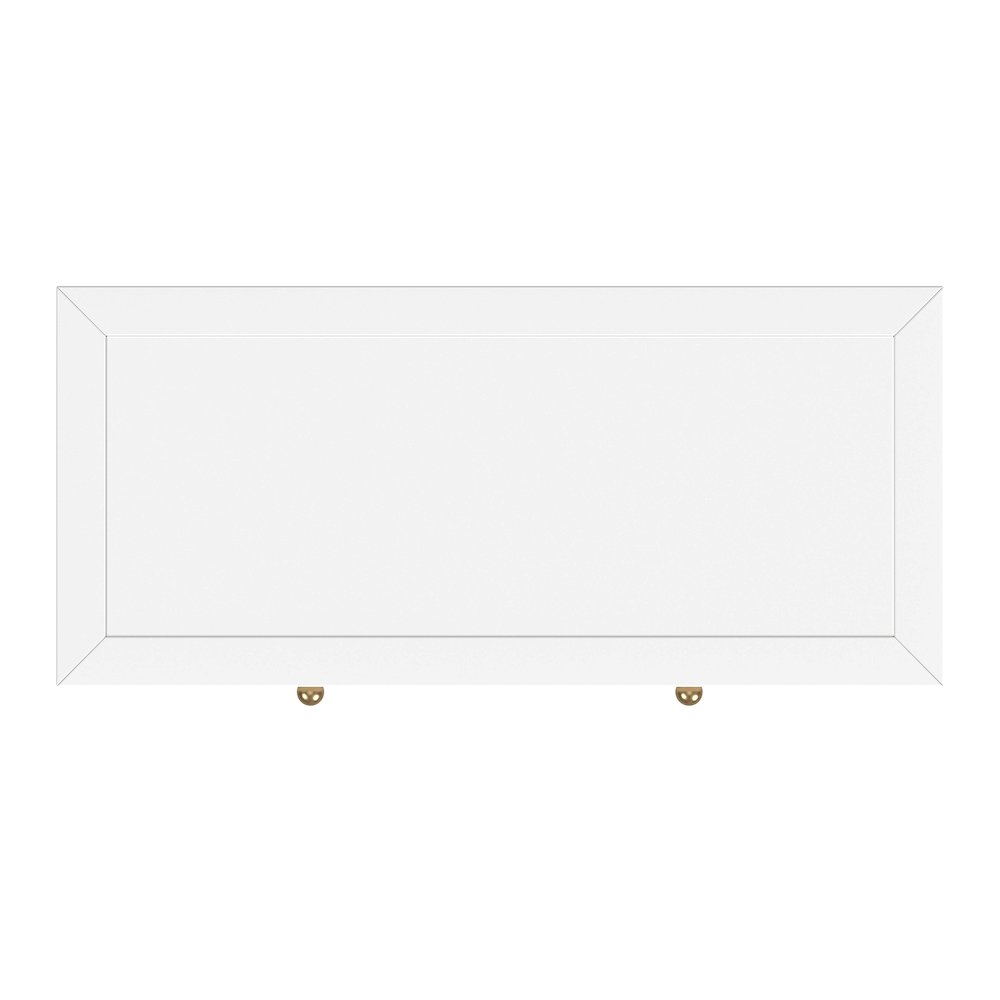 Nora 31 in. W 1 Drawer 2 Door Accent Storage Cabinet, Smooth White