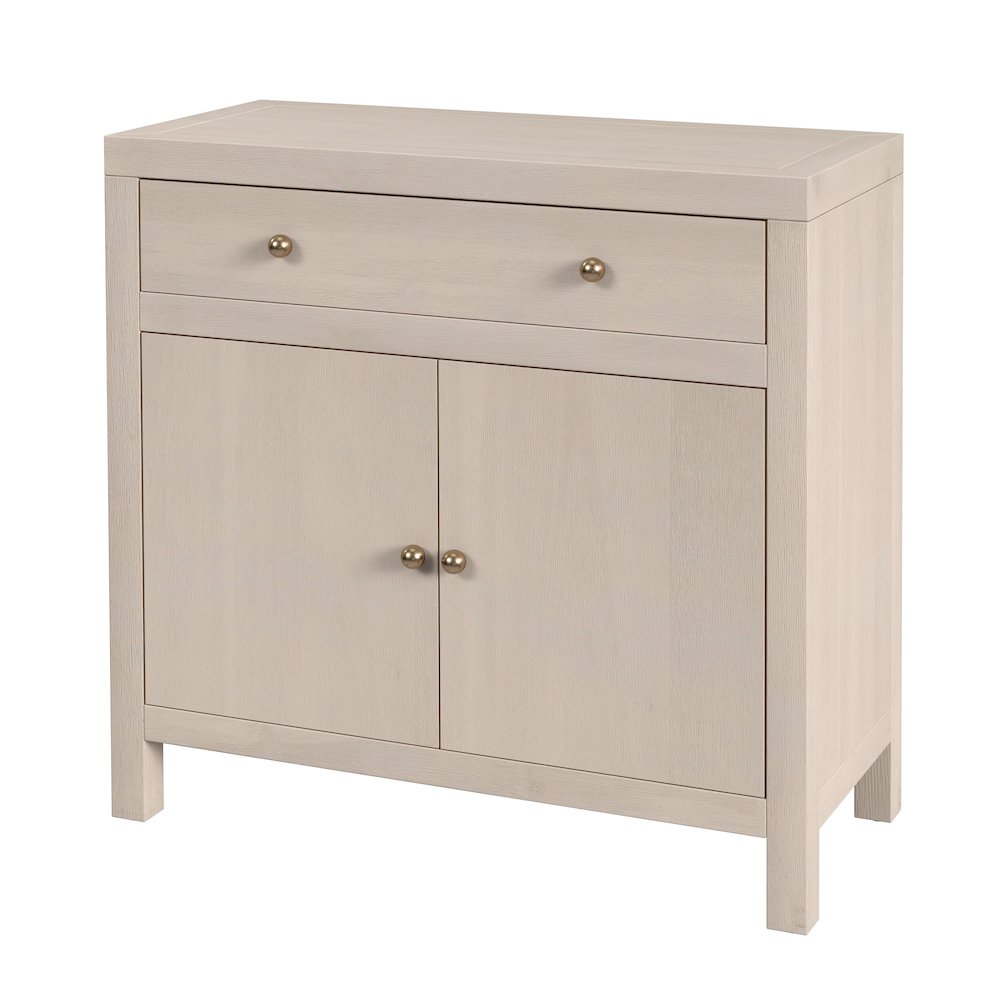 Nora 31 in. W 1 Drawer 2 Door Accent Storage Cabinet, Taupe