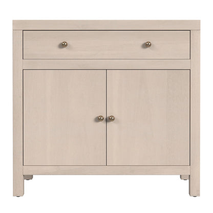 Nora 31 in. W 1 Drawer 2 Door Accent Storage Cabinet, Taupe
