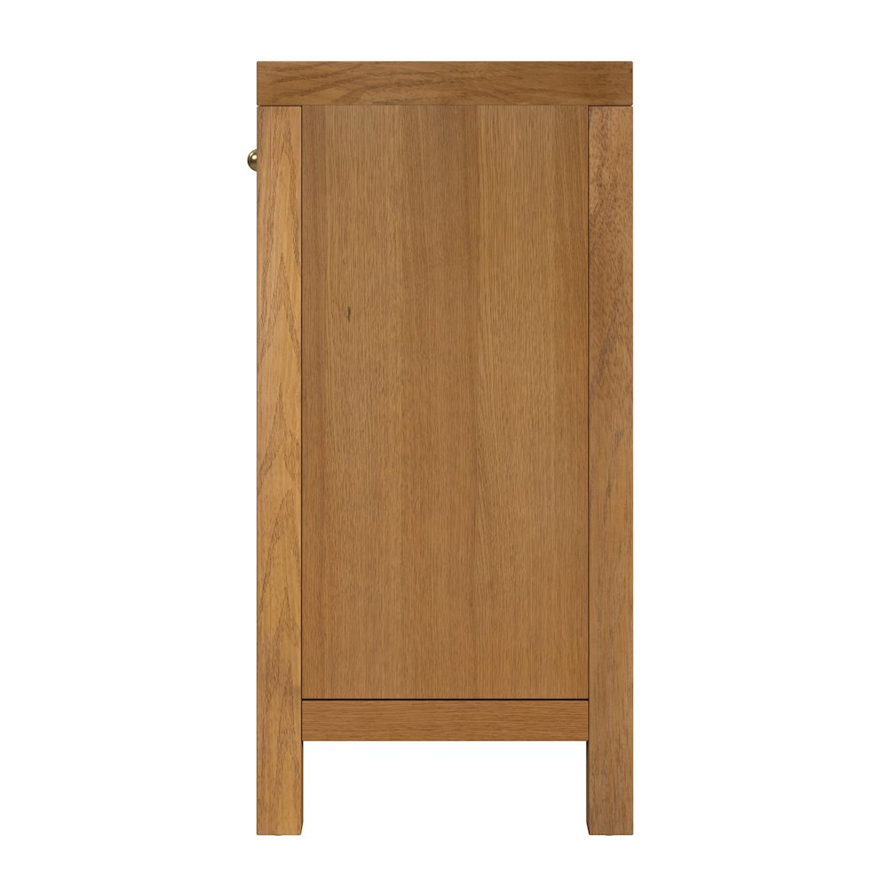 Nora 31 in. W 1 Drawer 2 Door Accent Storage Cabinet, Natural
