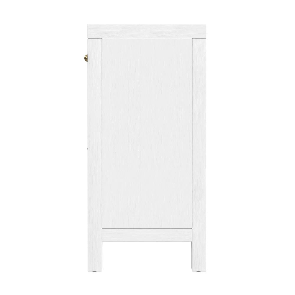 Nora 31 in. W 1 Drawer 2 Door Accent Storage Cabinet, White