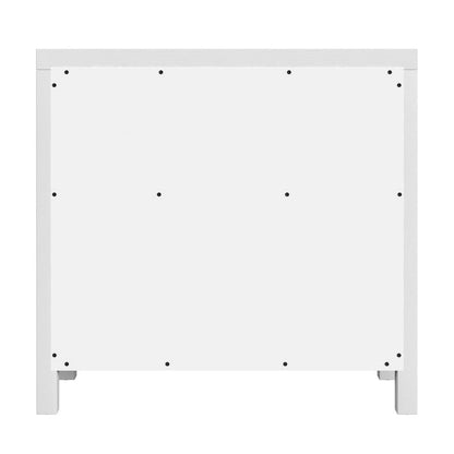 Nora 31 in. W 1 Drawer 2 Door Accent Storage Cabinet, White