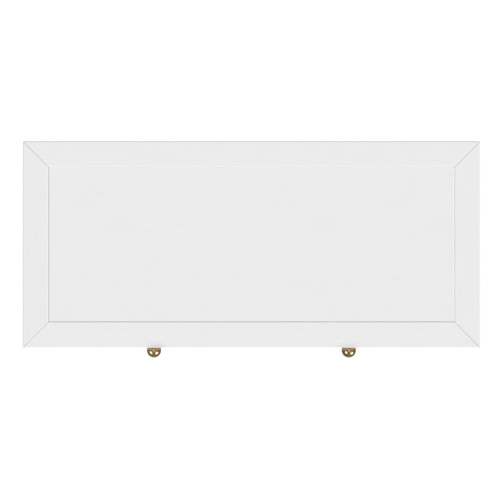 Nora 31 in. W 1 Drawer 2 Door Accent Storage Cabinet, White