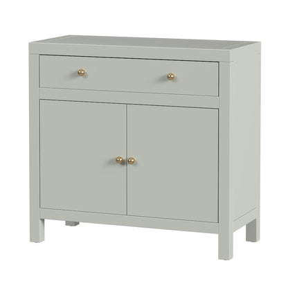 Nora 31 in. W 1 Drawer 2 Door Accent Storage Cabinet, Sage Green